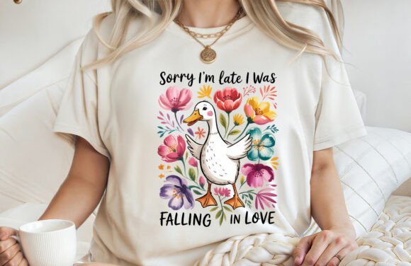Download Funny Goose Valentine T-shirt Design PNG - Premium Resources